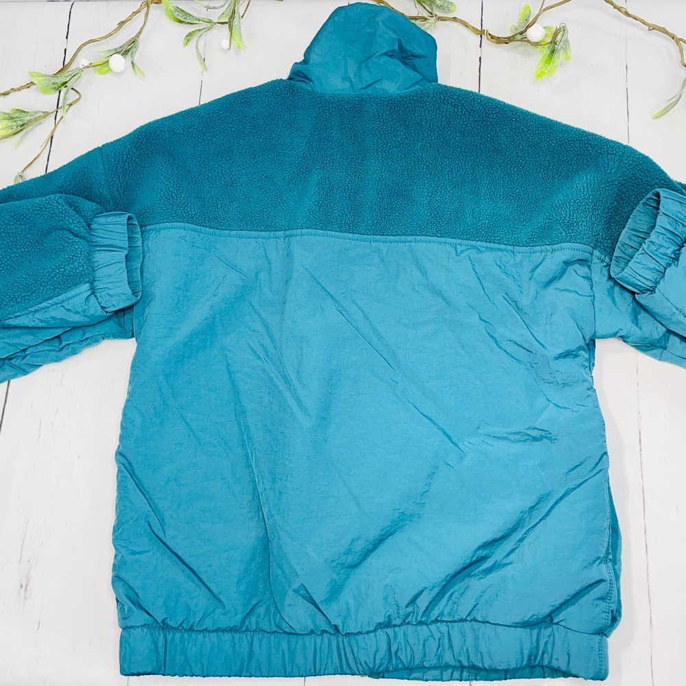 Wild Fable Teal Zip Up Light Puff Jacket - XS - Picture 7 of 11
